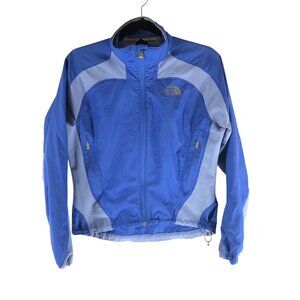 The North Face Womens Flight Series Jacket Windbreaker Blue Lightweight Size S